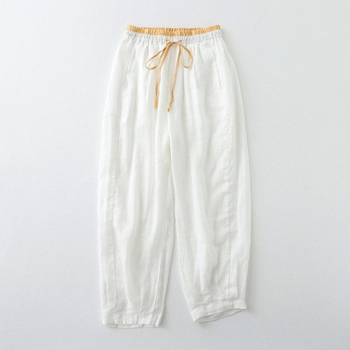 Megan | Women's Relaxed Fit Barrel Leg Trousers