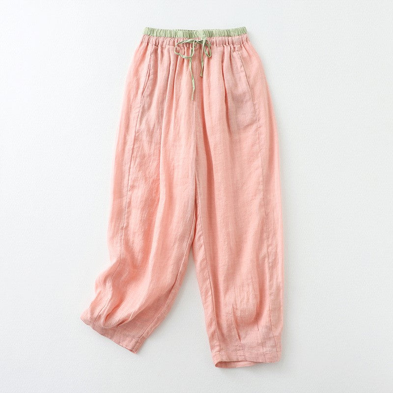Megan | Women's Relaxed Fit Barrel Leg Trousers