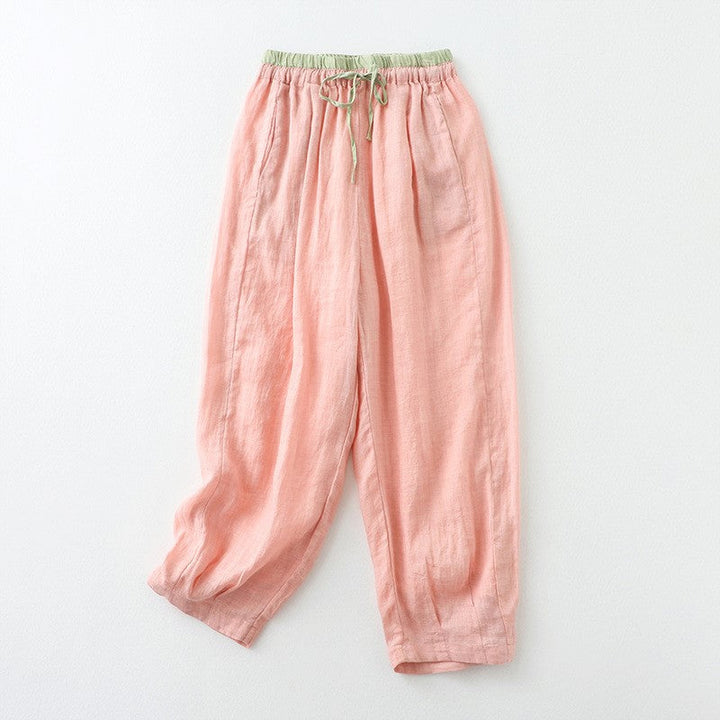 Megan | Women's Relaxed Fit Barrel Leg Trousers