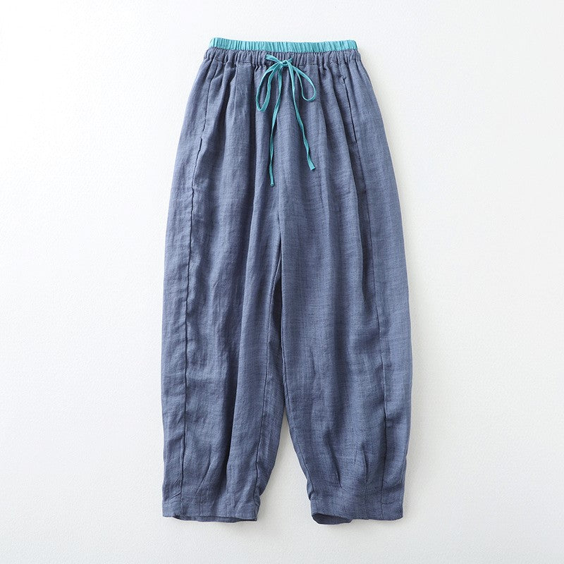 Megan | Women's Relaxed Fit Barrel Leg Trousers