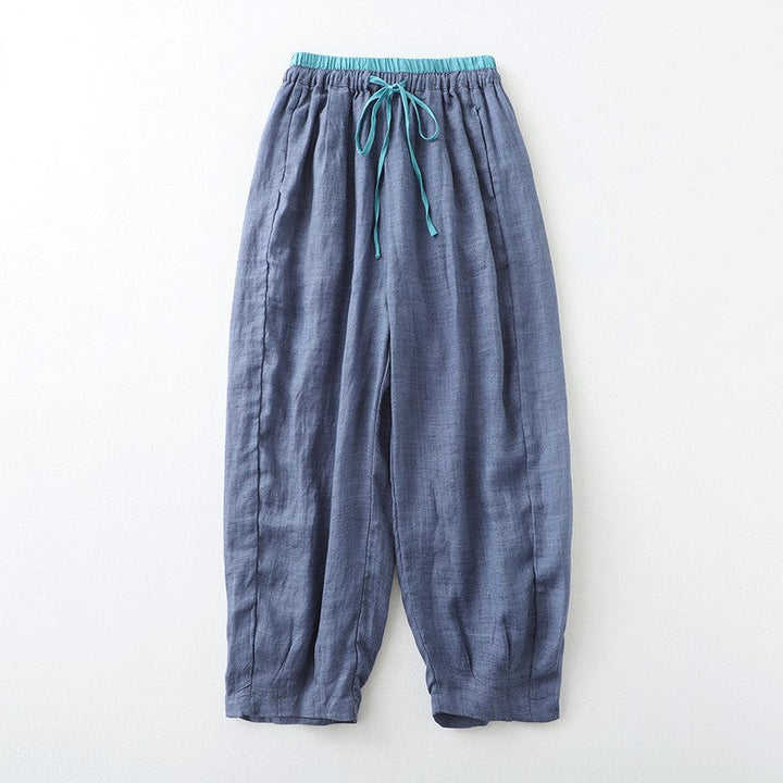 Megan | Women's Relaxed Fit Barrel Leg Trousers