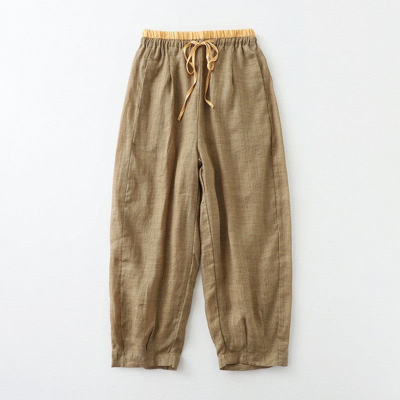 Megan | Women's Relaxed Fit Barrel Leg Trousers
