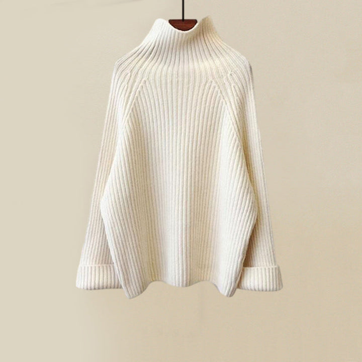 Women's Ribbed Sweater and Cable Knit Pants Winter Set