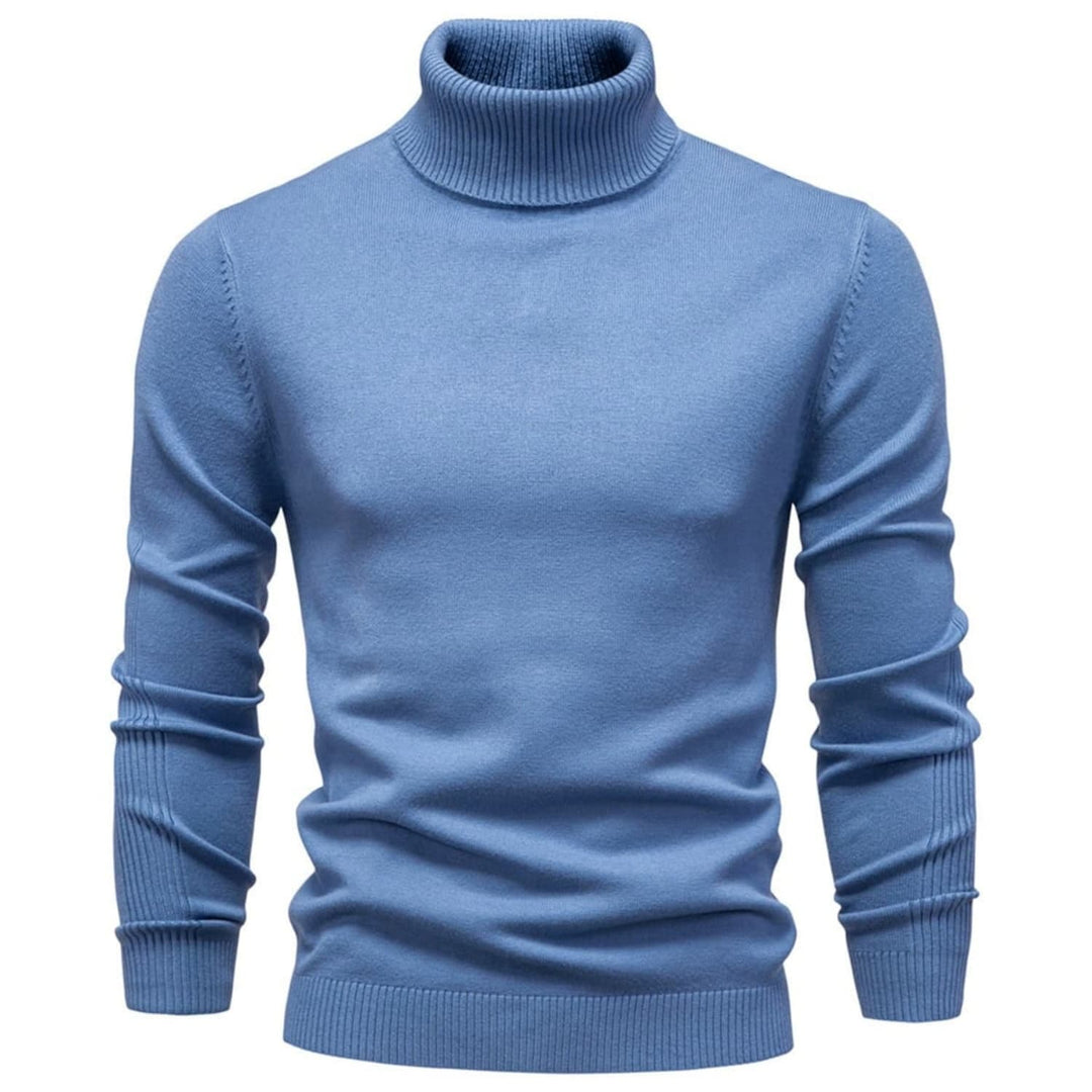 Men's Washable Turtleneck Sweater