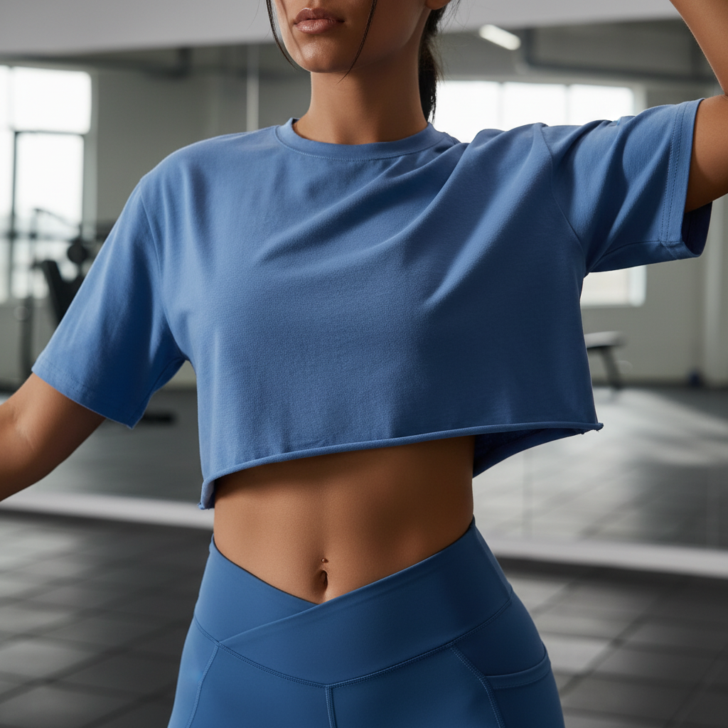 Stylish Training Crop Top | Women's Athletic Crop Top