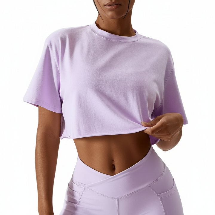 Stylish Training Crop Top | Women's Athletic Crop Top