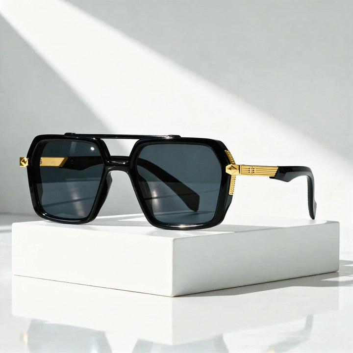 Men's Oversized Square Gradient Sunglasses for Stylish Protection