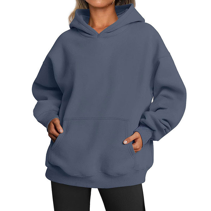 Women's Cozy Oversized Hoodie with Kangaroo Pocket