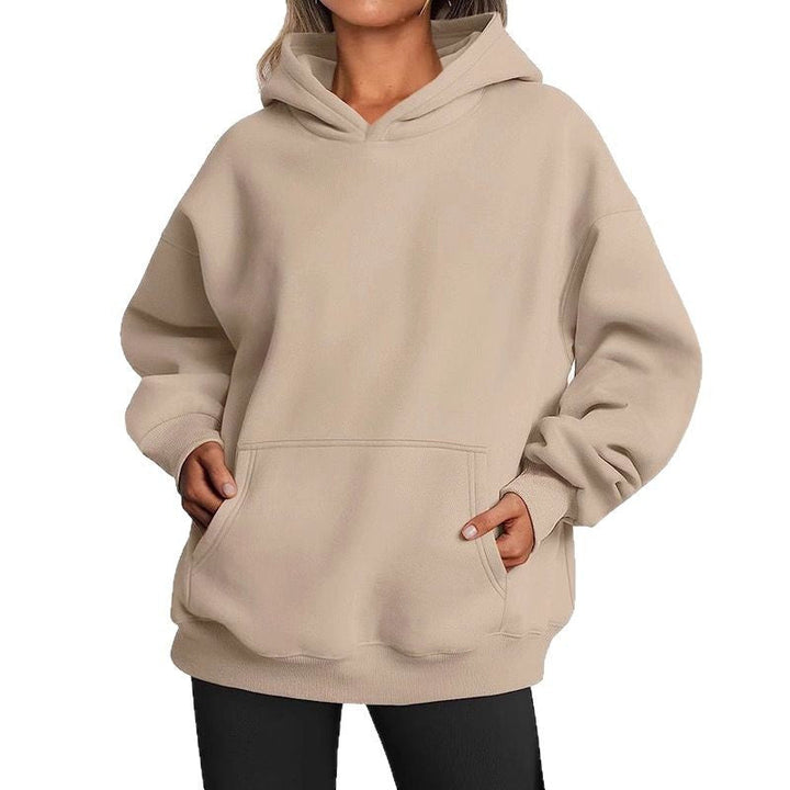 Women's Cozy Oversized Hoodie with Kangaroo Pocket