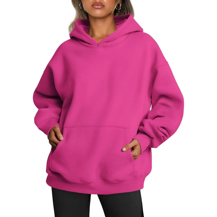 Women's Cozy Oversized Hoodie with Kangaroo Pocket