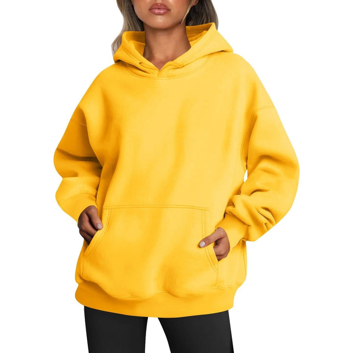 Women's Cozy Oversized Hoodie with Kangaroo Pocket