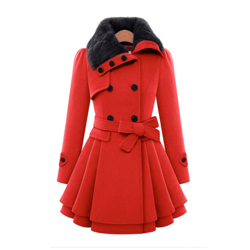 Women's Vintage Flair Trench Coat