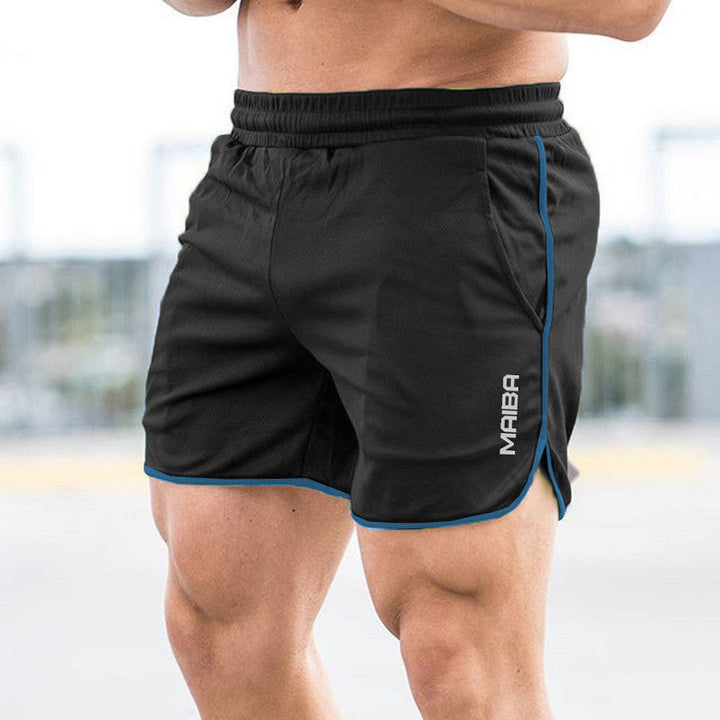 Men's Slim-Fit Elastic Swim Trunks