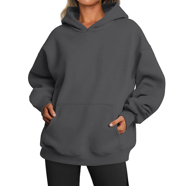 Women's Cozy Oversized Hoodie with Kangaroo Pocket