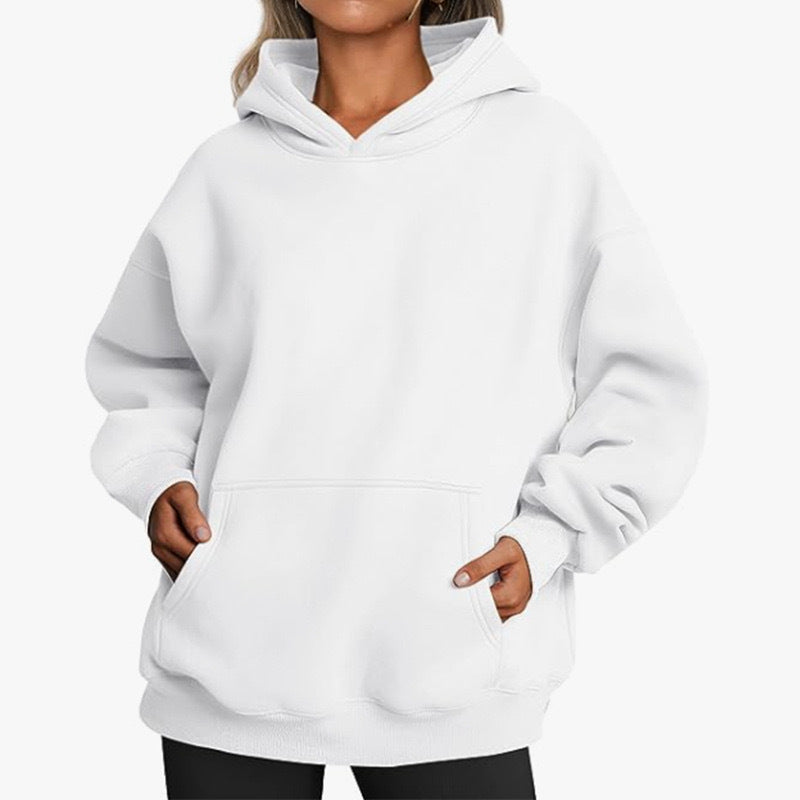 Women's Cozy Oversized Hoodie with Kangaroo Pocket