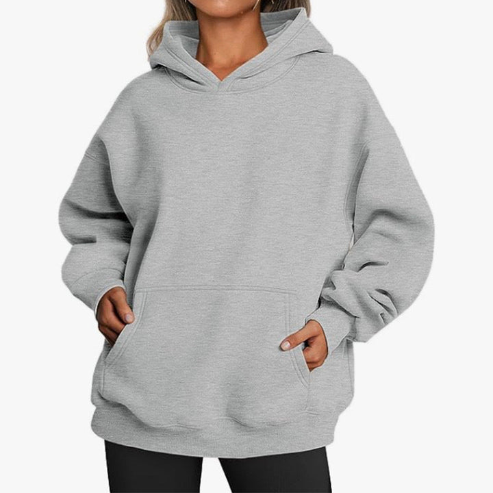 Women's Cozy Oversized Hoodie with Kangaroo Pocket