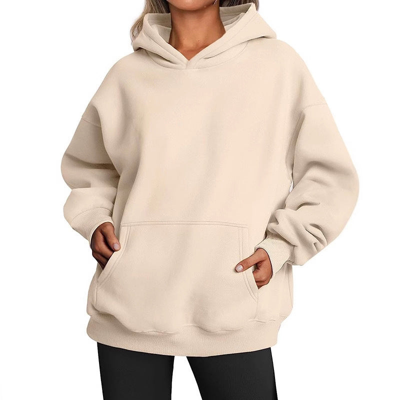 Women's Cozy Oversized Hoodie with Kangaroo Pocket