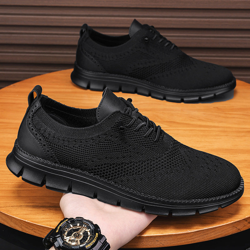 Men's Orthopedic Breathable Oxford Sneakers for Comfort and Support