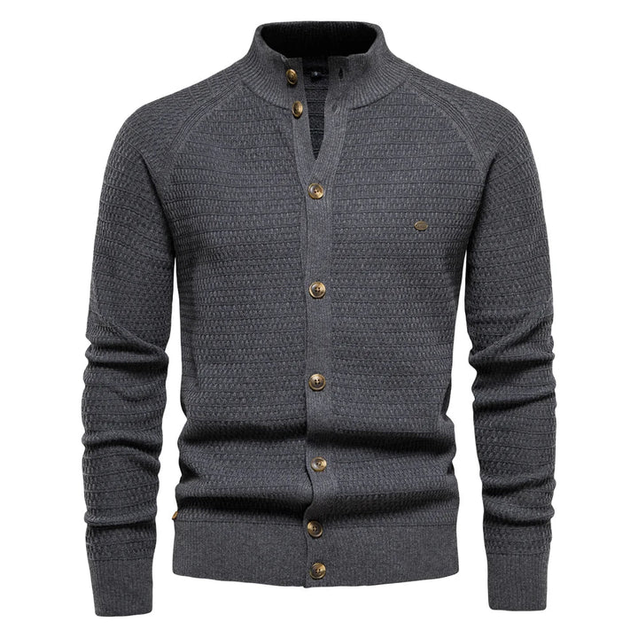 Men's Sophisticated Comfortable Cable Knit Cardigan
