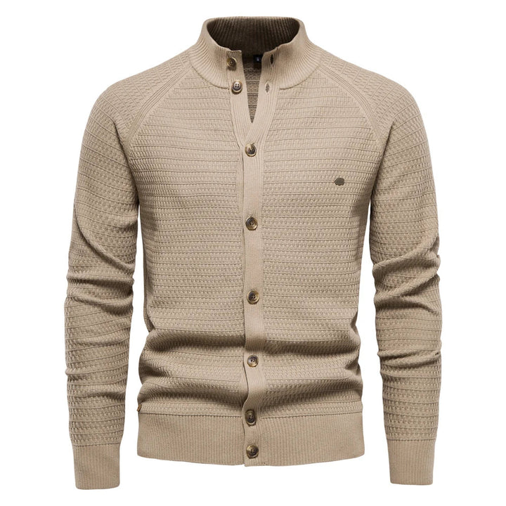 Men's Sophisticated Comfortable Cable Knit Cardigan