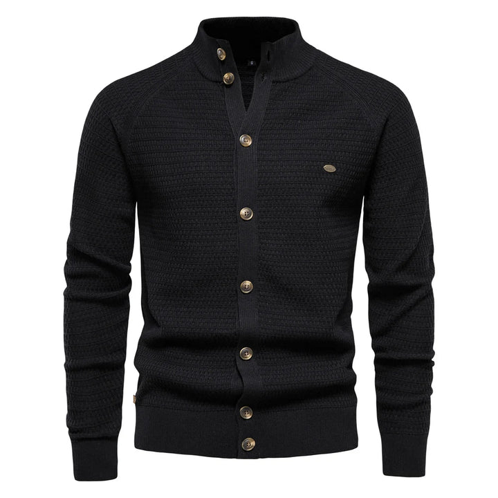 Men's Sophisticated Comfortable Cable Knit Cardigan