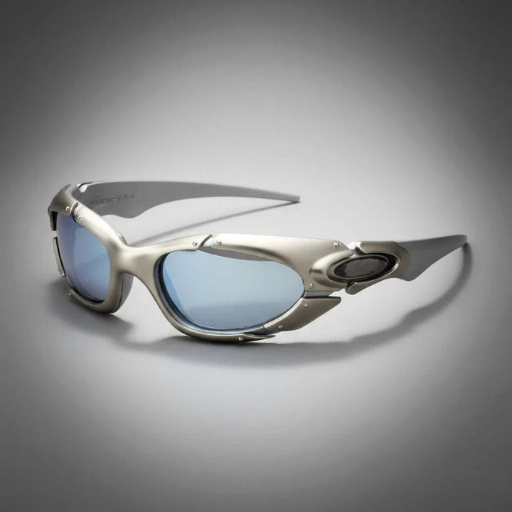 Men's Curved Frame Shield Sport Sunglasses for Active Lifestyle