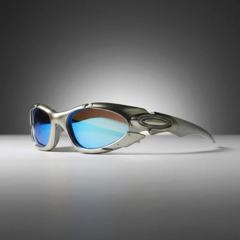 Men's Curved Frame Shield Sport Sunglasses for Active Lifestyle