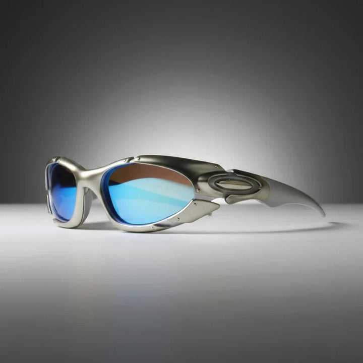 Men's Curved Frame Shield Sport Sunglasses for Active Lifestyle