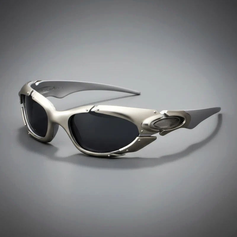 Men's Curved Frame Shield Sport Sunglasses for Active Lifestyle