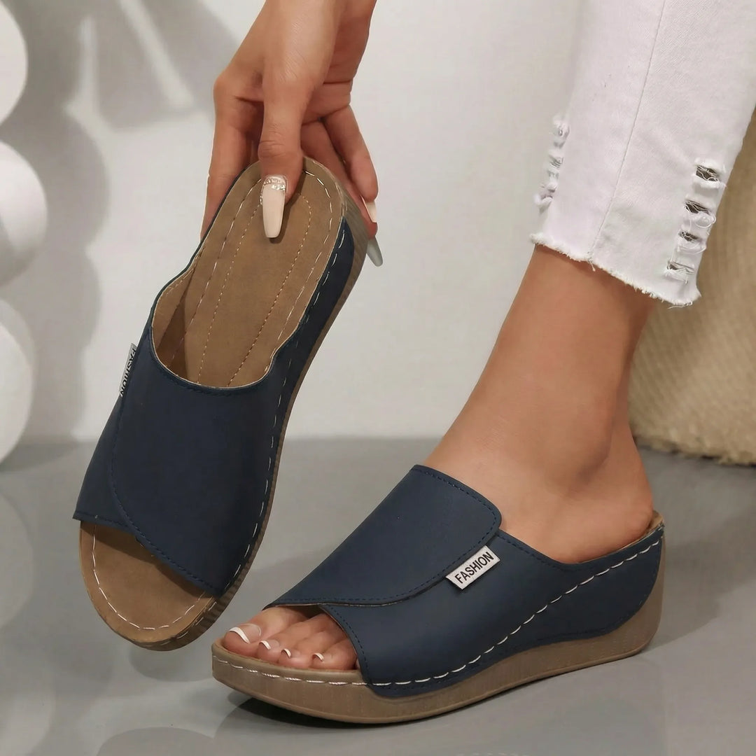 Lindsay | Women's Orthopedic Slip-On Wedge Sandal