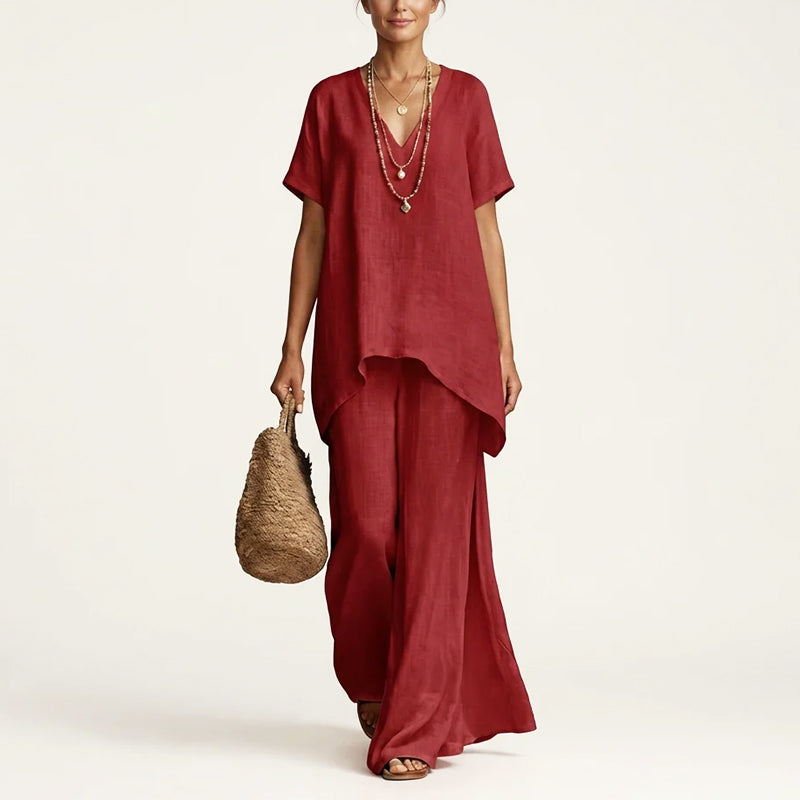 Paige | Women's Relaxed Wide-Leg Outfit Set