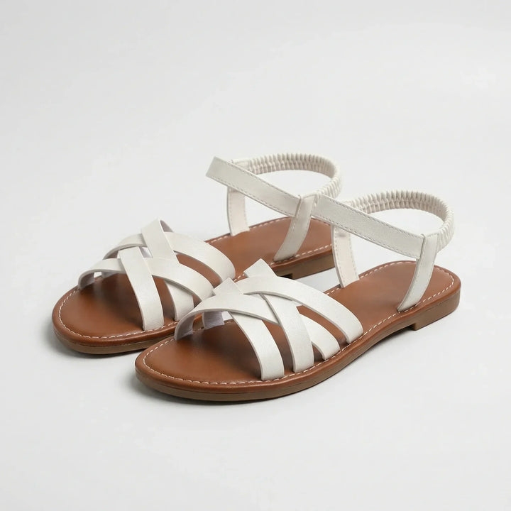 Christy | Women's Crisscross Strap Flat Sandals