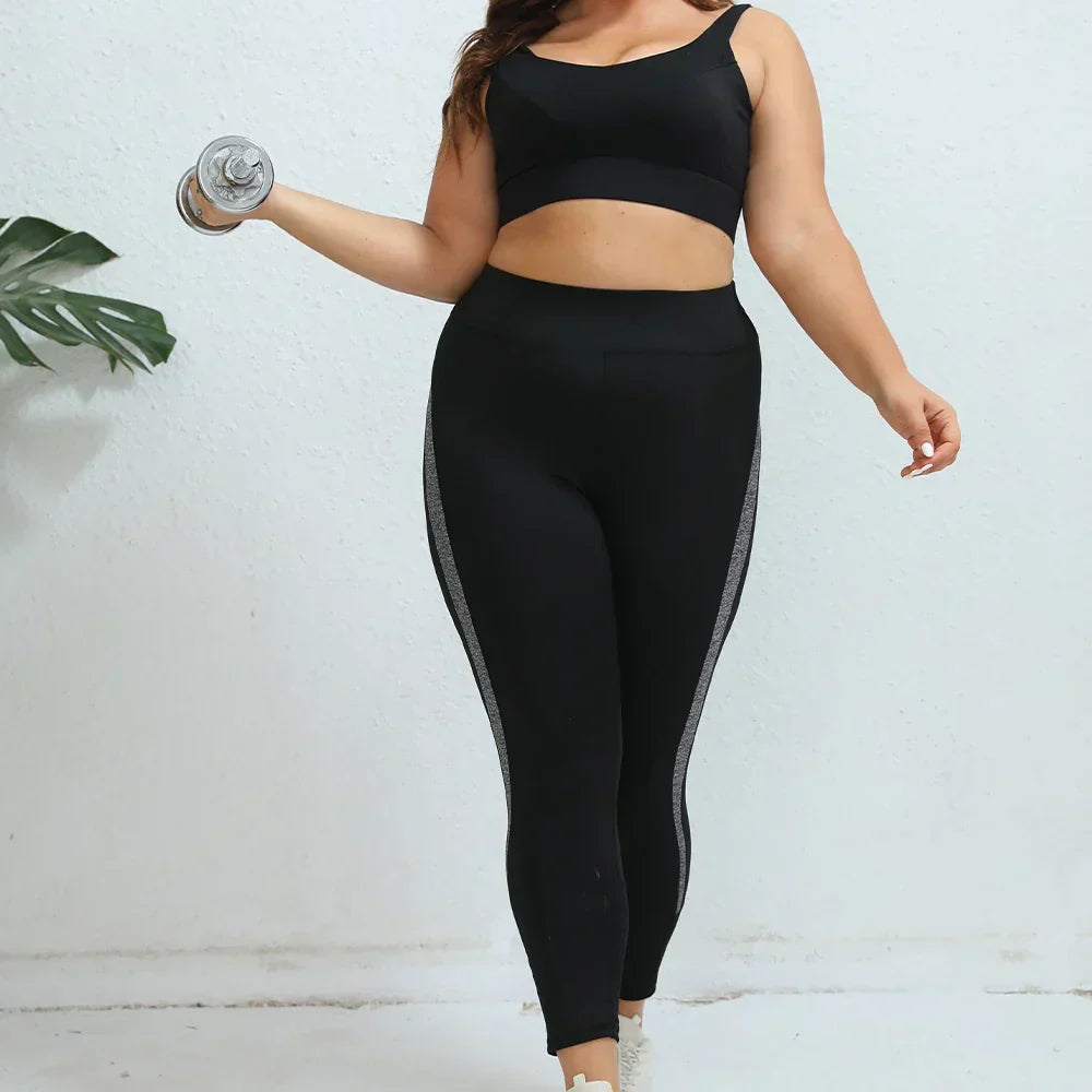 Ruby | Women's Plus Size High Waist Sports Leggings