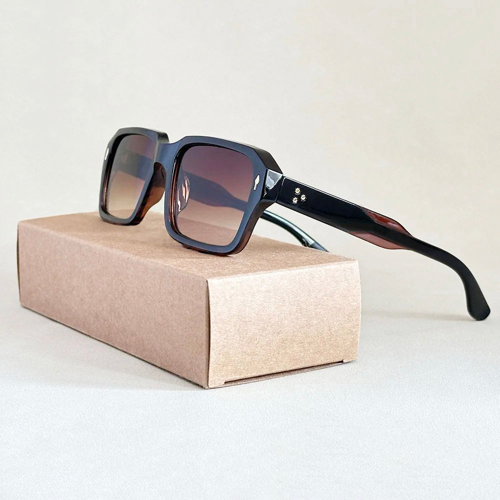 Men's Luxe Oversized Square Shield Sunglasses
