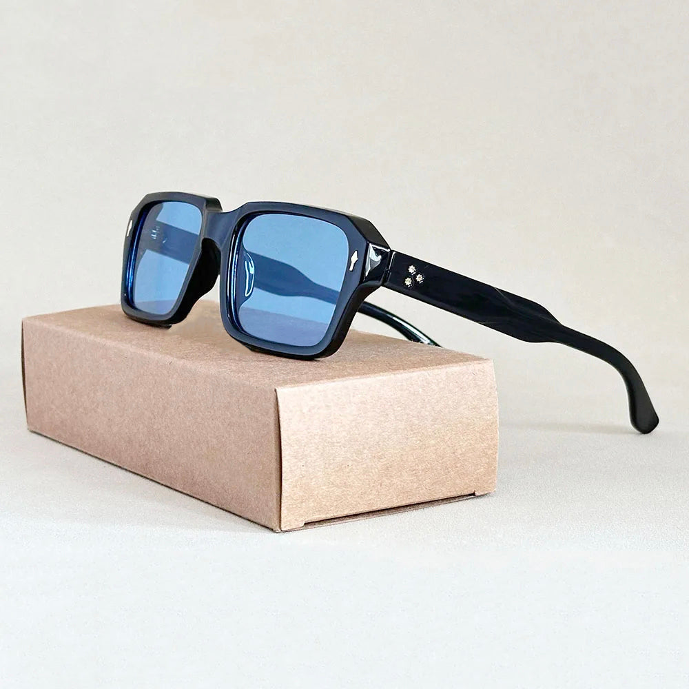 Men's Luxe Oversized Square Shield Sunglasses