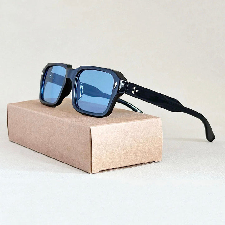 Men's Luxe Oversized Square Shield Sunglasses