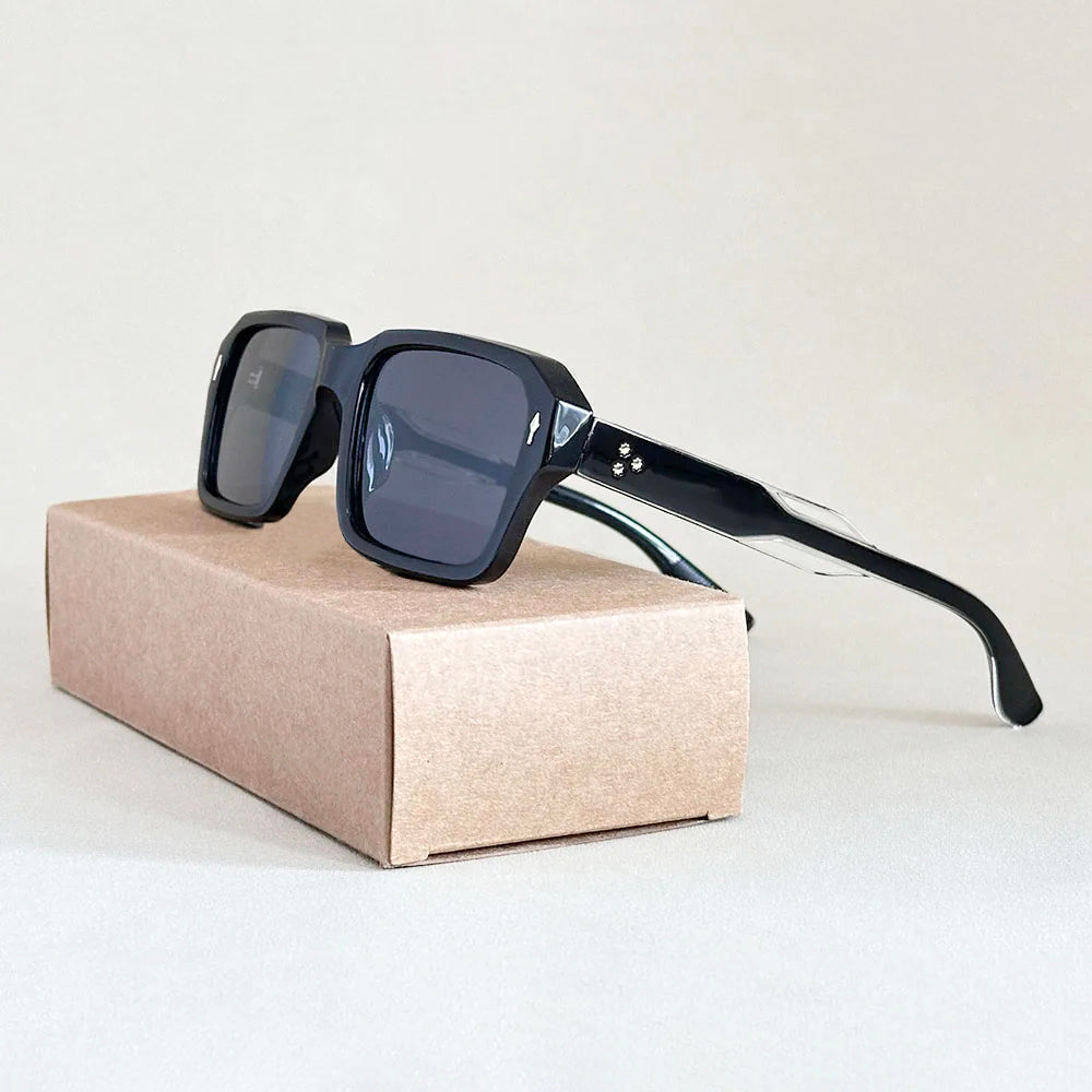 Men's Luxe Oversized Square Shield Sunglasses
