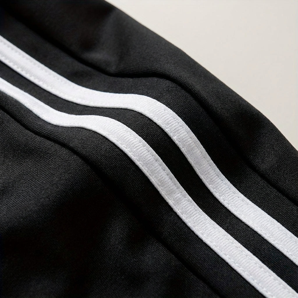 Women's Stylish Regular Fit Side Stripe Drawstring Pants