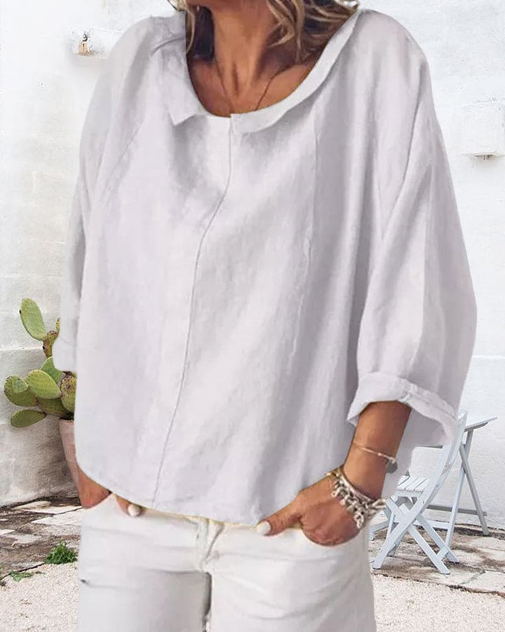 Rosemary | Women's Relaxed-Fit Long-Sleeve Blouse