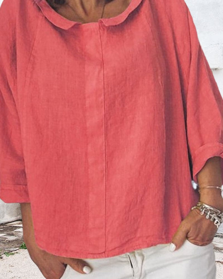 Rosemary | Women's Relaxed-Fit Long-Sleeve Blouse