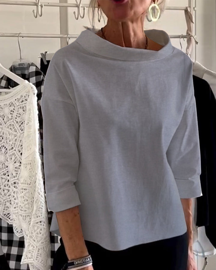 Joanne | Women's Relaxed-Fit Turtleneck Top