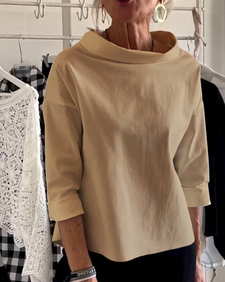 Joanne | Women's Relaxed-Fit Turtleneck Top