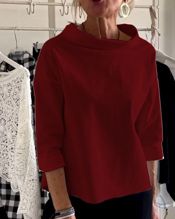 Joanne | Women's Relaxed-Fit Turtleneck Top
