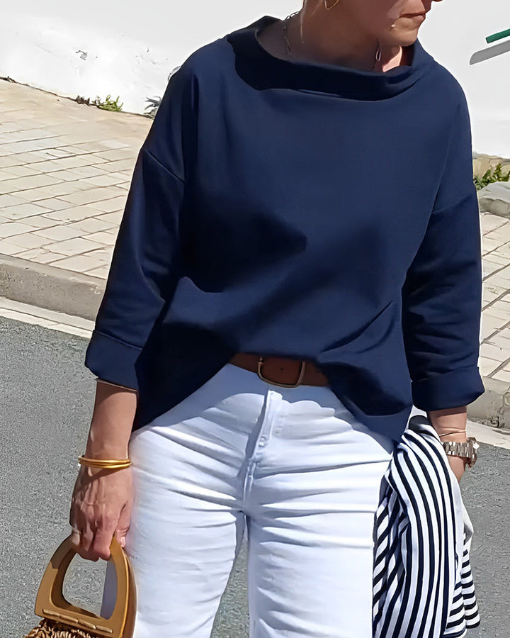 Joanne | Women's Relaxed-Fit Turtleneck Top
