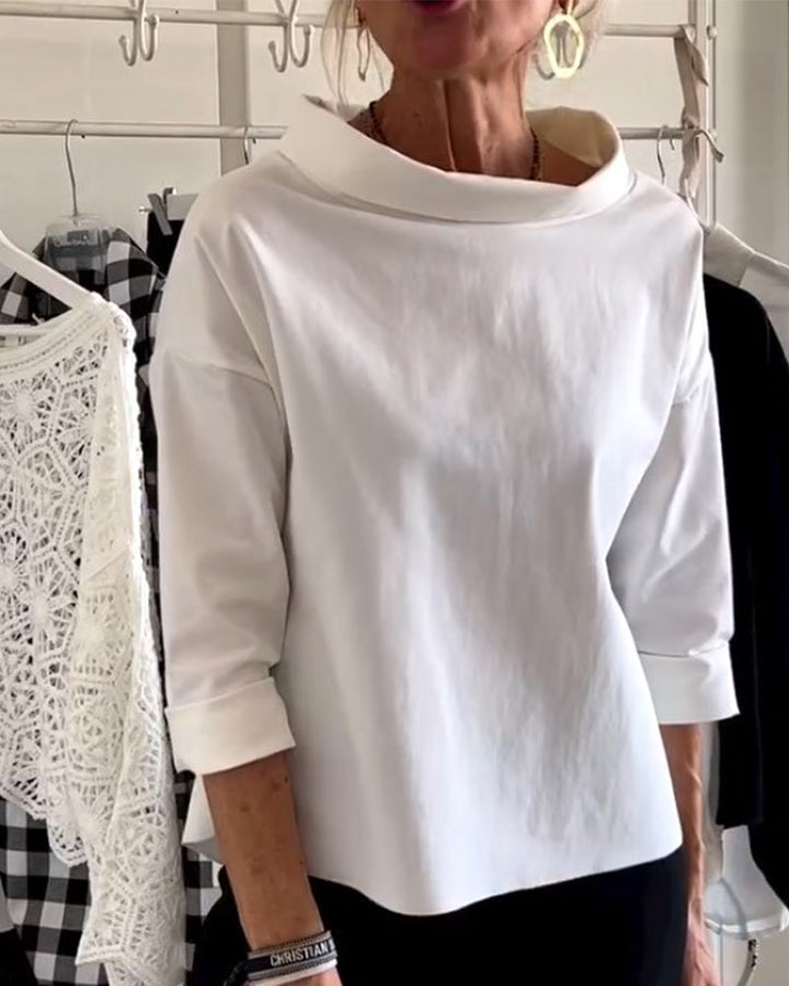 Joanne | Women's Relaxed-Fit Turtleneck Top