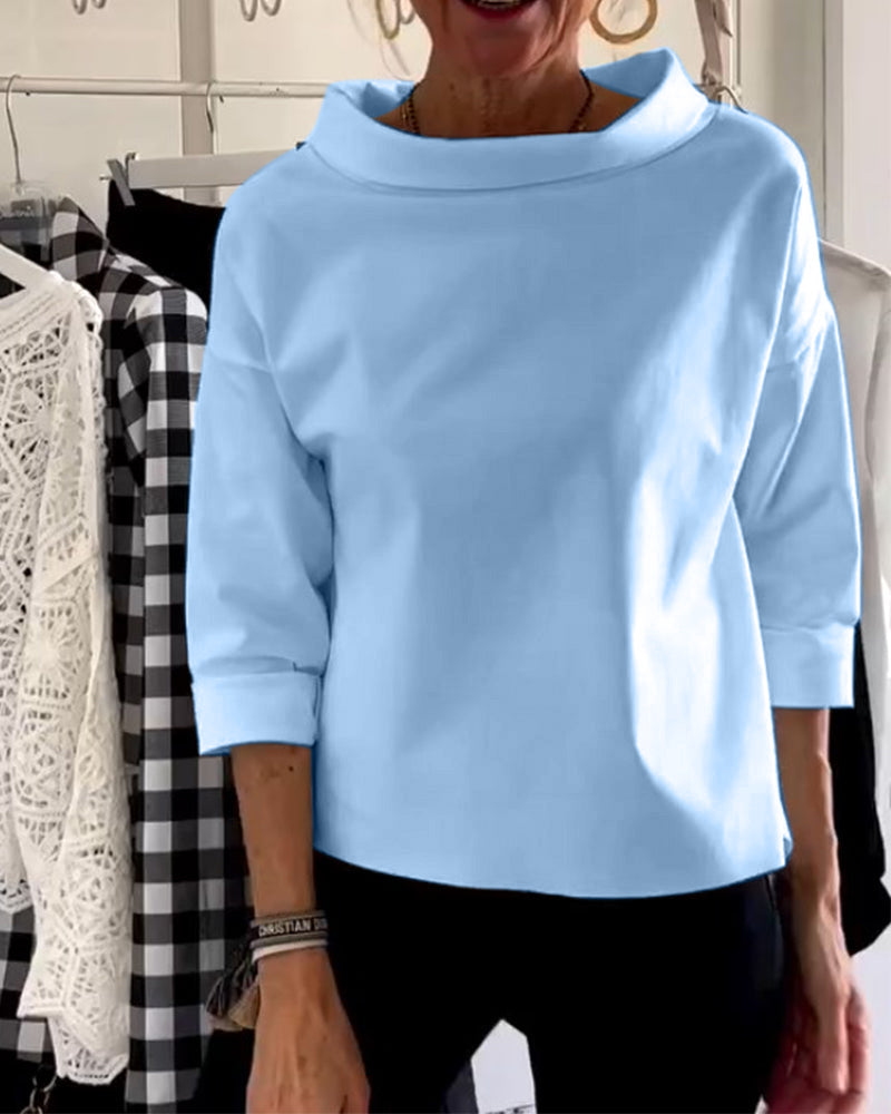 Joanne | Women's Relaxed-Fit Turtleneck Top