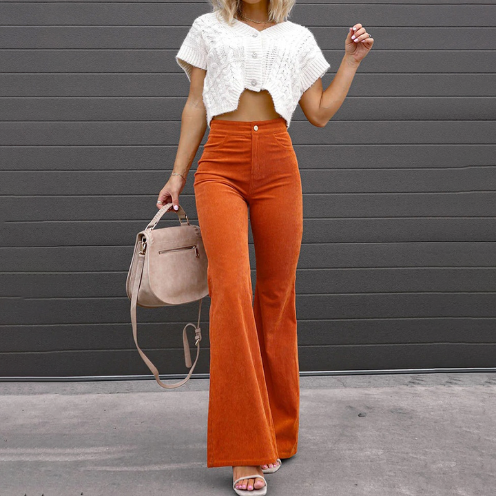 Kristin | Women's Retro-Inspired Flared Pants
