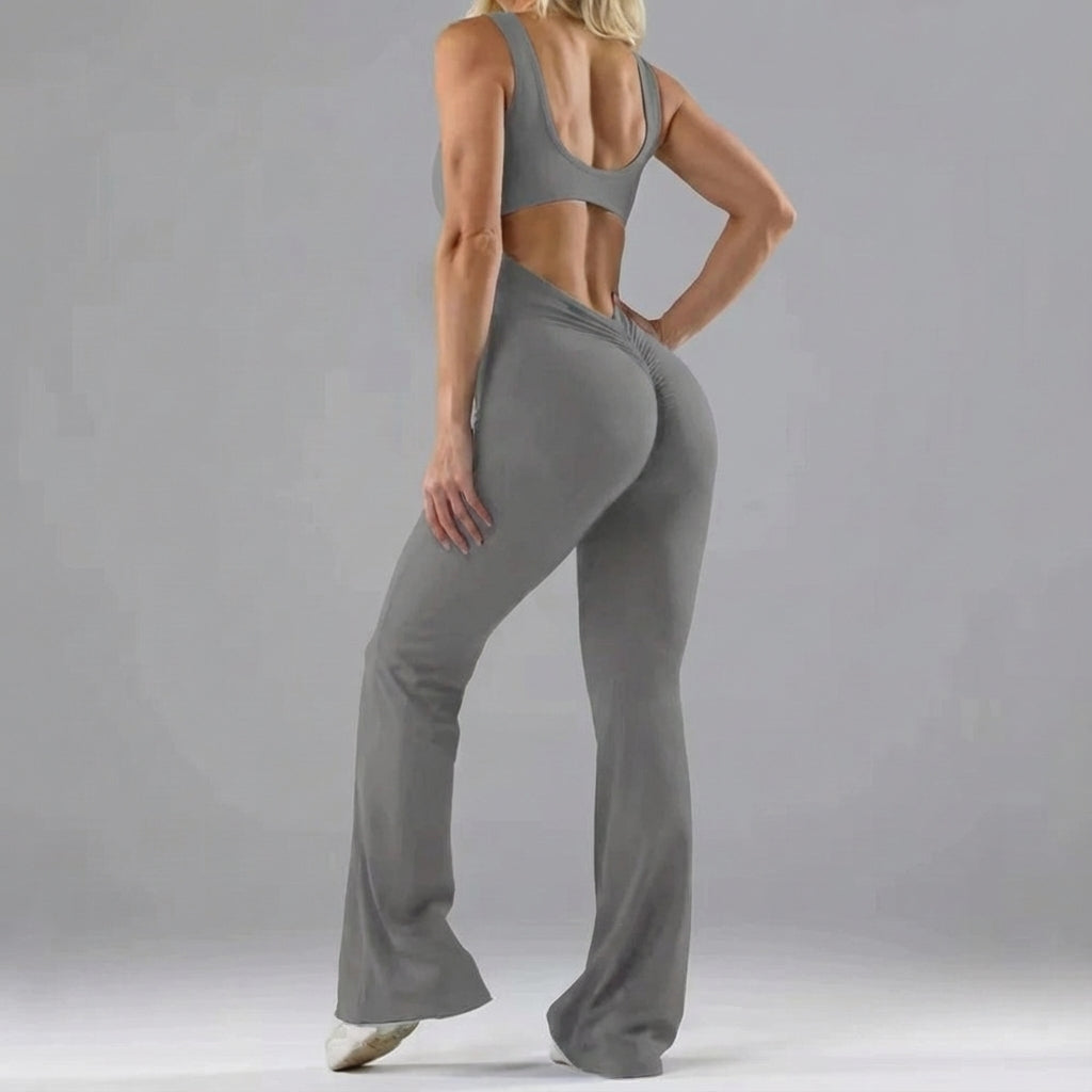 Nadia | Women's Backless Fitness Bodysuit
