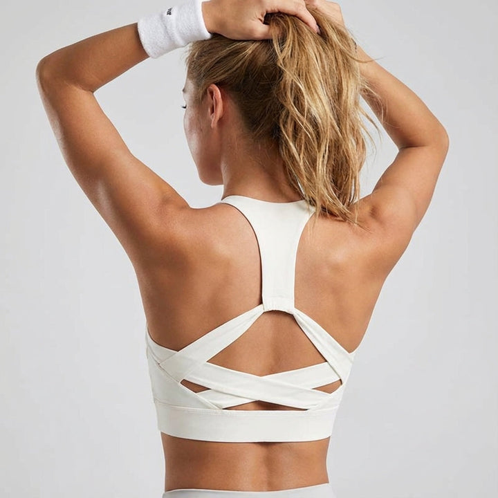 Kimberly | Women's Backless Sports Top with Lacing
