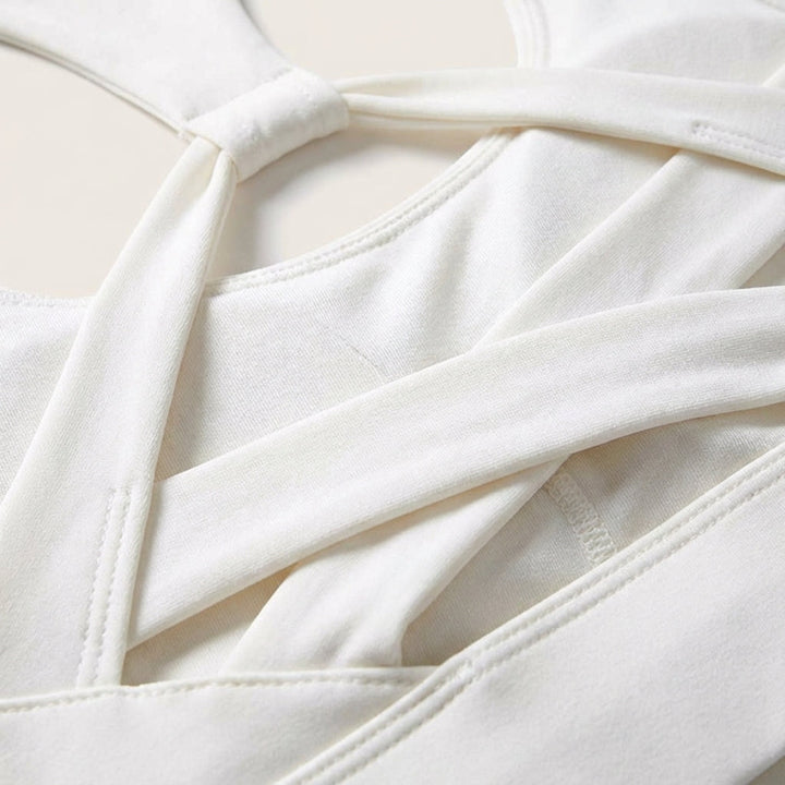 Kimberly | Women's Backless Sports Top with Lacing